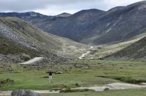 Caminhando por um belíssimo vale na região dos Andes venezuelanos, perto de Mérida